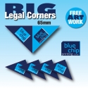 Extra BIG 65mm Legal Corners
