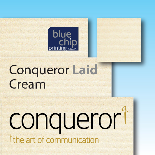 Conqueror Letterheads Oyster / Cream Laid 120gsm Non Watermarked