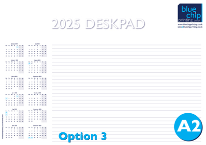 2025 DeskPads A2_3 Blue Chip Printing